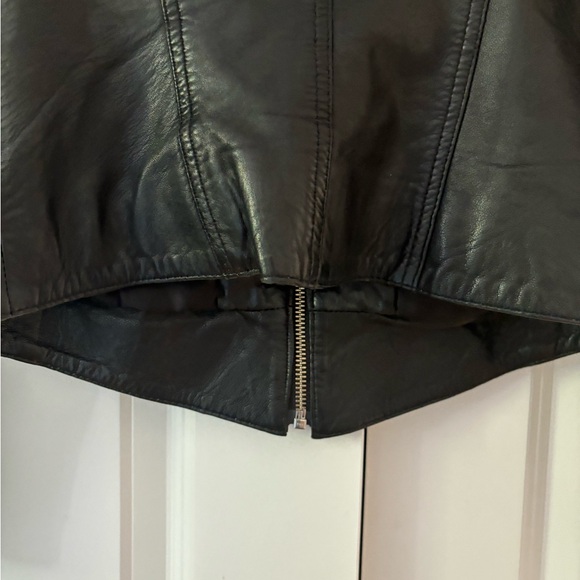 LADIES WOMENS GENUINE BLACK LEATHER CARRIE HOXTON BIKER MOTORCYCLE JACKET 8 - Picture 14 of 14